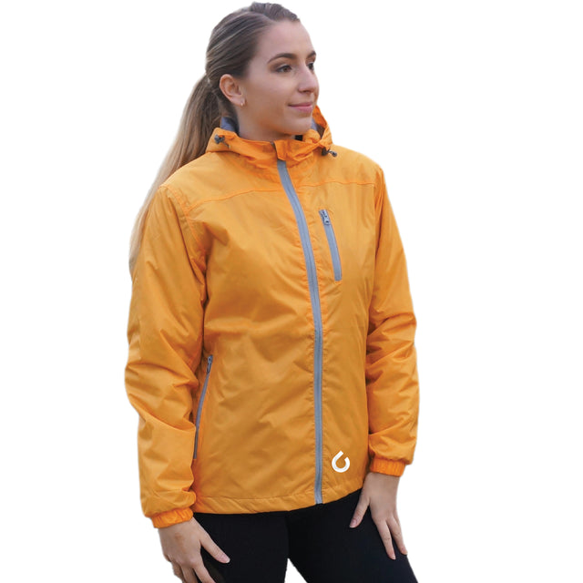 Performa rain jacket peach front