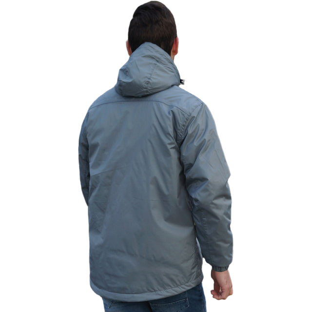 Performa rain jacket grey back